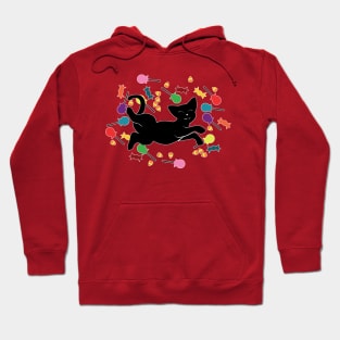 Trick or Treat Candy Kitten Hoodie